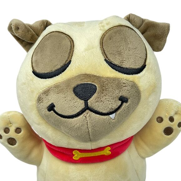 Puppy Dog Pals Rolly Plush 13" Disney Store Cuddleez Squishy Soft Brown Pug Dog - Picture 3 of 10